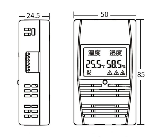 SPD-HT485_D機(jī)架溫濕度傳感器，機(jī)架溫濕度傳感器